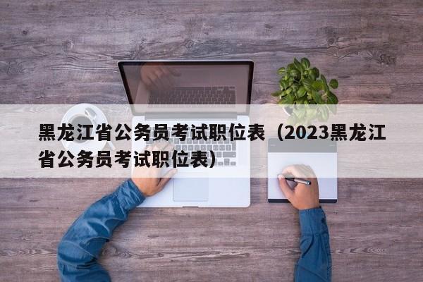 黑龙江省公务员考试职位表（2023黑龙江省公务员考试职位表）