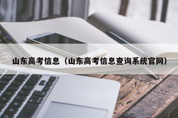 山东高考信息（山东高考信息查询系统官网）